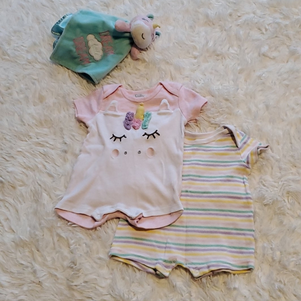 Quiltex rompers 🦄